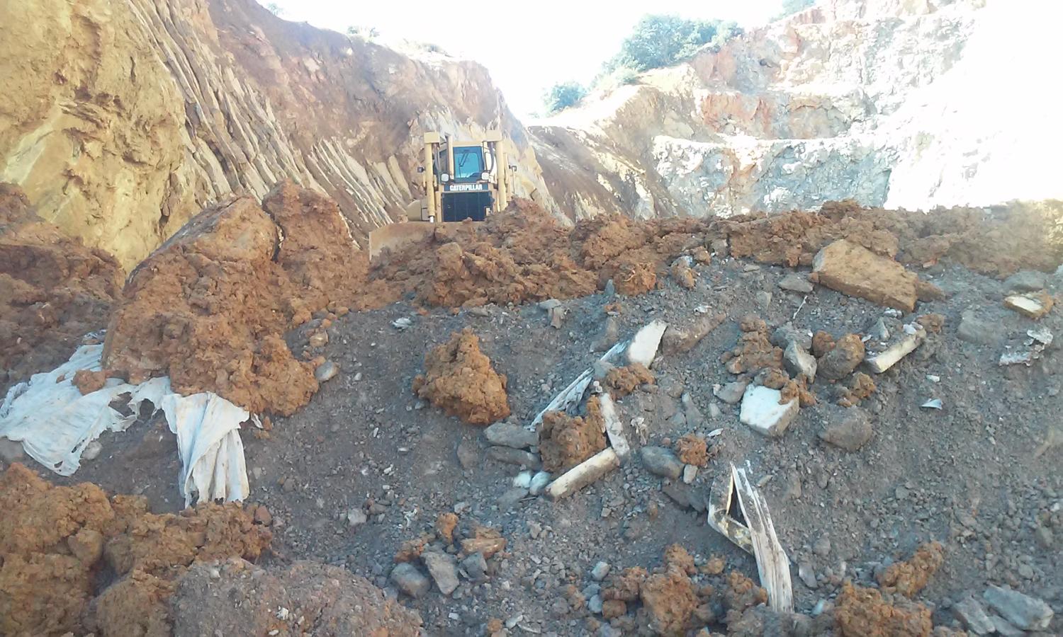 Los vertidos que no pudieron ser localizados