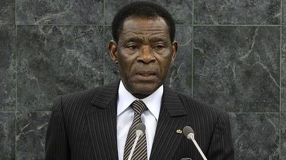 El presidente de Guinea Ecuatorial, Teodoro Obiang.