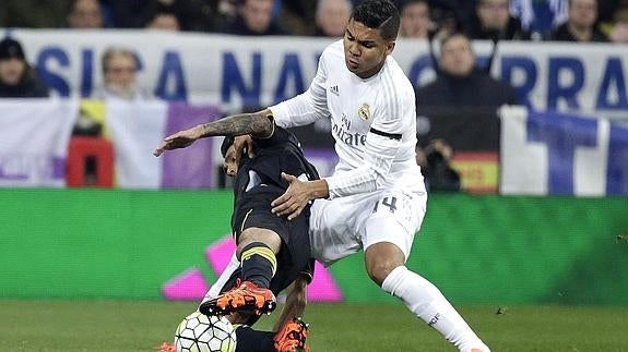 Casemiro, contra el Sevilla. 