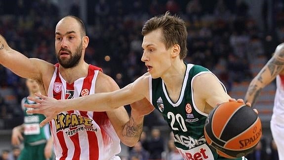 Partido entre Unicaja y Olympiacos. 