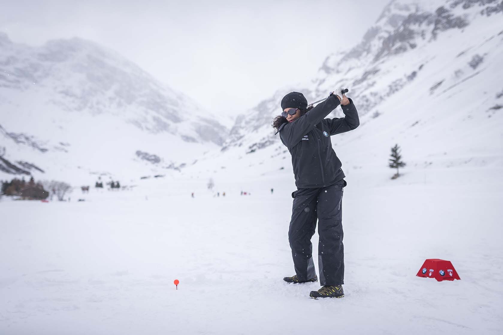 Val d´Isere se convierte esta semana en la capital del esquí y el golf