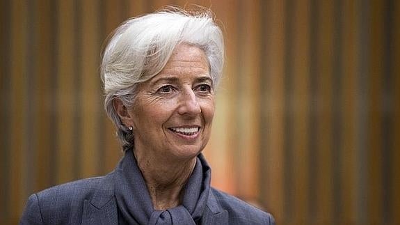 La directora del FMI, Christine Lagarde.