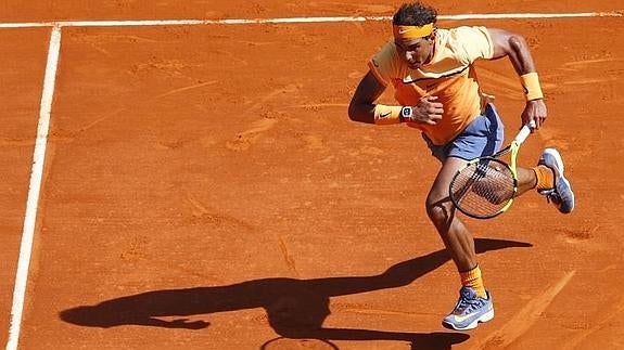 Nadal, durante el partido. 