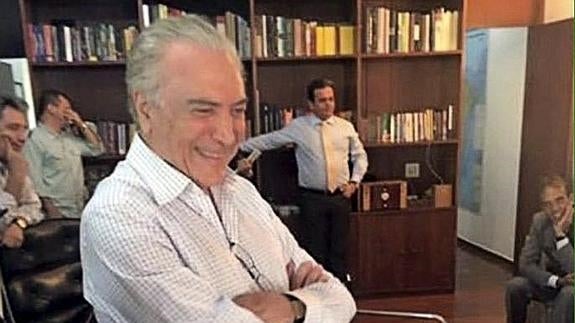 El vicepresidente brasileño Michel Temer. 