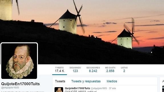 El Quijote, tuit a tuit