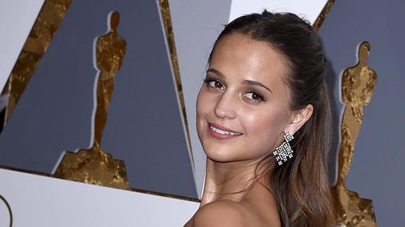 La actriz sueca Alicia Vikander.