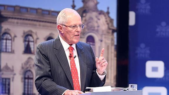 Pedro Pablo Kuczynski, candidato del centroderecha en las presidenciales peruanas.