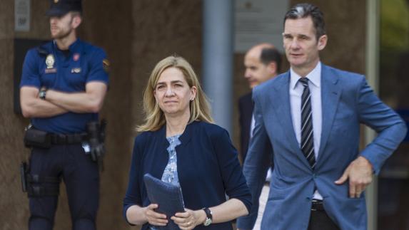 La infanta Cristina e Iñaki Urdangarin. 