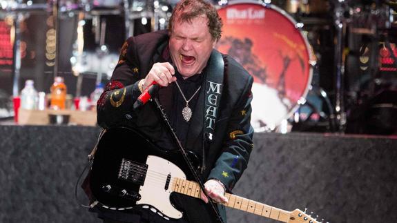 Meat Loaf, en un concierto en 2013.