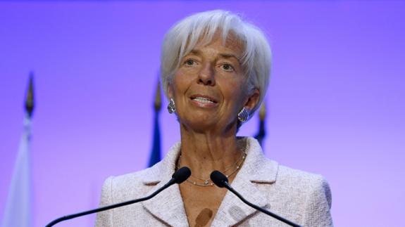 Christine Lagarde, directora gerente del FMI.