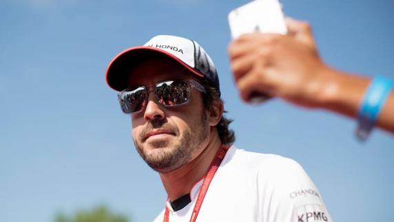 Fernando Alonso, en Austria. 