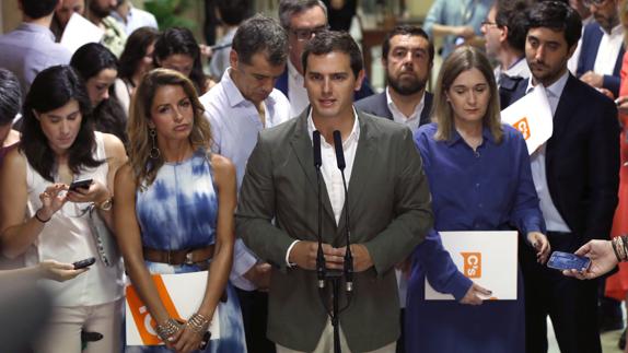 El presidente de Ciudadanos, Albert Rivera.