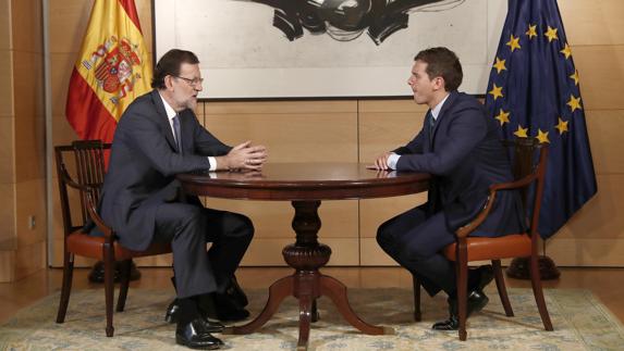 Mariano Rajoy y Albert Rivera.