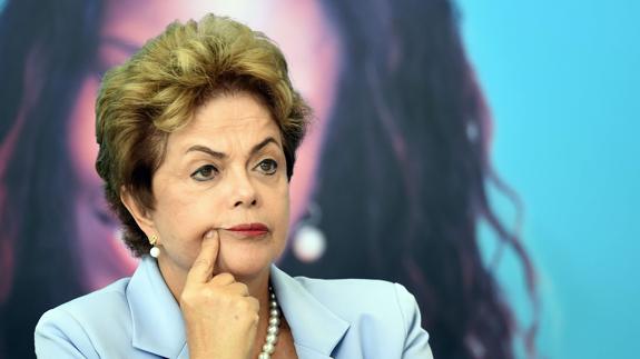 La expresidenta de Brasil, Dilma Rouseff.