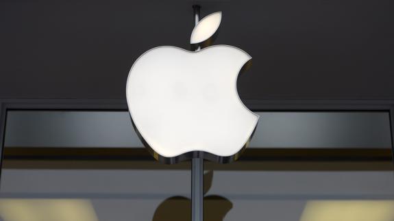 Logotipo de la multinacional estadounidense Apple.