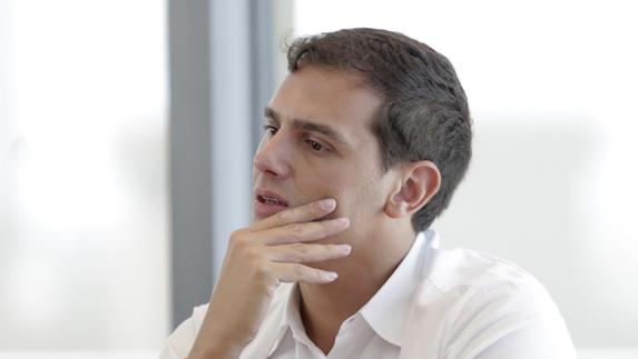 El presidente de Ciudadanos, Albert Rivera. 