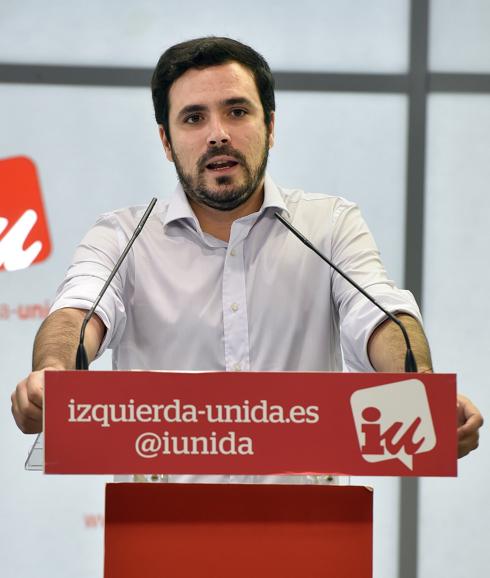 Alberto Garzón. 