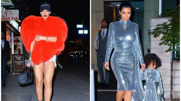 Rihanna y Kim Kardashian.