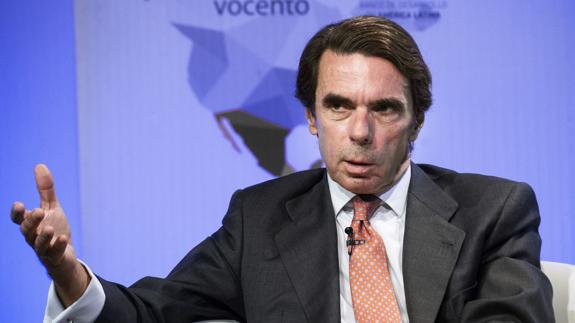 El ex presidente del gobierno español José María Aznar.