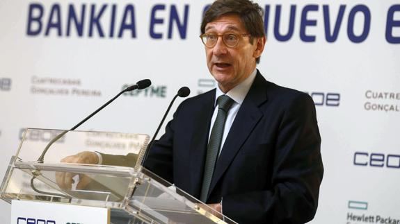 El presidente de Bankia, José Ignacio Goirigolzarri.