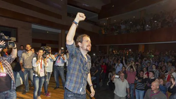 El secretario general de Podemos, Pablo Iglesias.