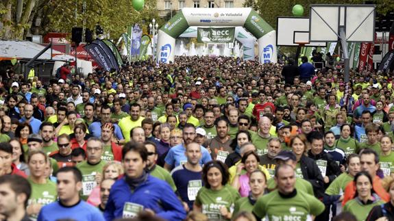 Corredores en una prueba popular en Valladolid.