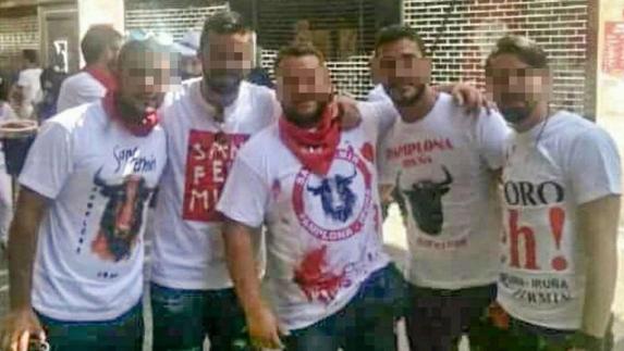 Imagen de los presuntos violadores. 