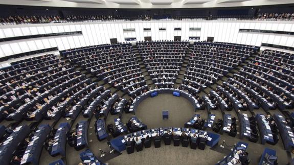 Vista del Parlamento Europeo. 