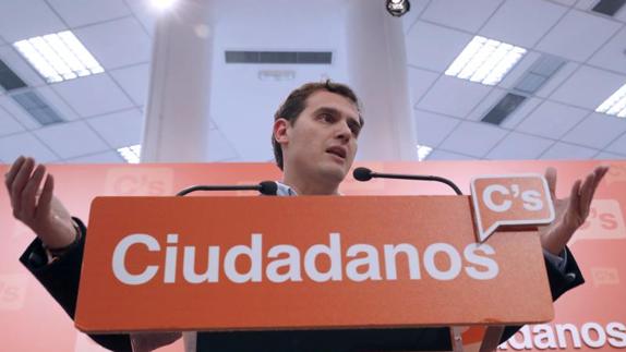 El presidente de Ciudadanos, Albert Rivera.