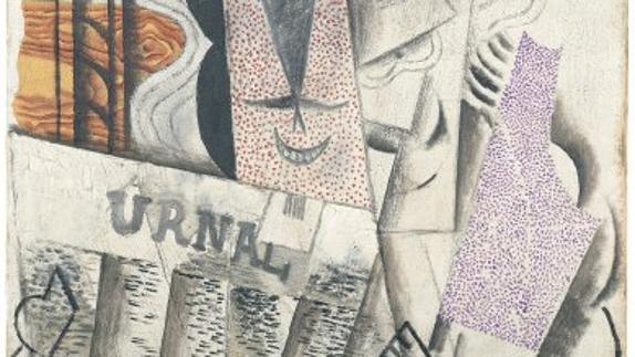 Una de las obras de la exposición.