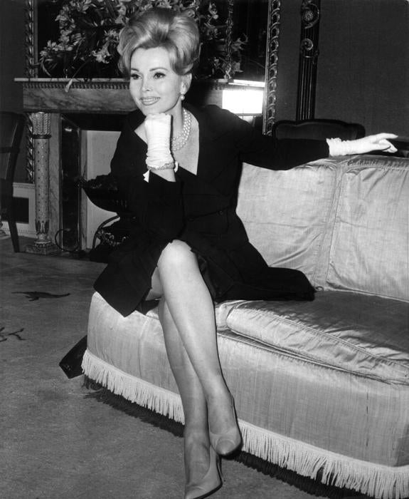 Imagen de Zsa Zsa Gabor tomada en 1965. 