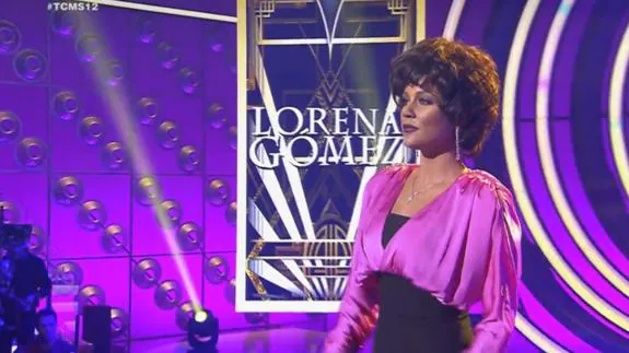 Lorena Gómez en 'Tu cara me suena'.