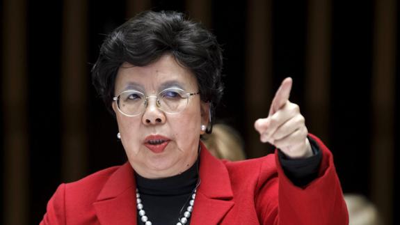 La directora general de la OMS, Margaret Chan.