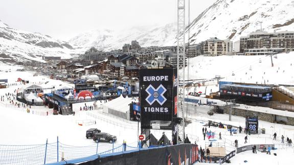 La estación de esquí de Tignes.