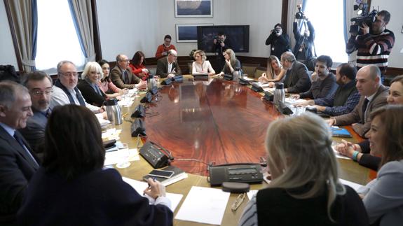 Reunión de la subcomisión del pacto educativo.