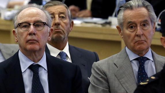 Rato (i) y Blesa, durante el juicio. 