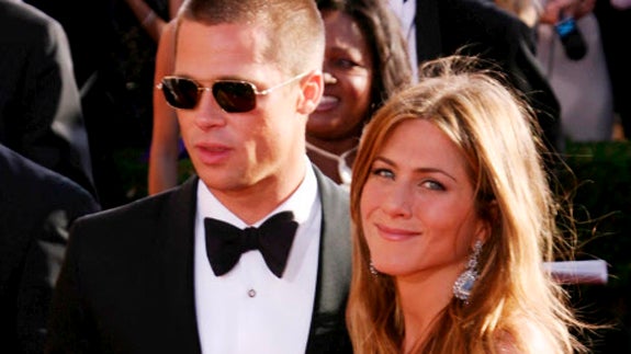 Brad Pitt y Jennifer Aniston.