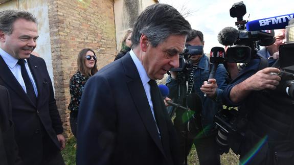 François Fillon, cabizbajo.