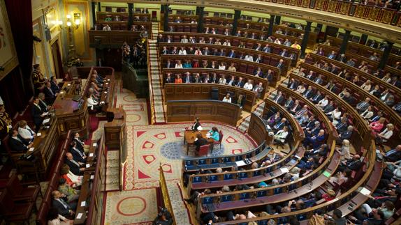 El Congreso de los Diputados, en 2014.