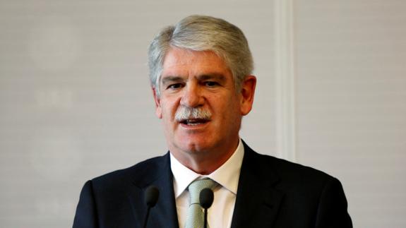 Alfonso Dastis, ministro de Exteriores.