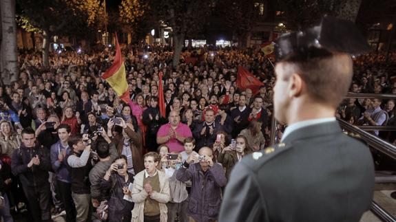 Un guardiacivil en Alsasua.