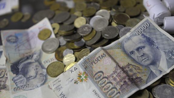 Aún se conservan 1.640 millones de euros en pesetas sin cambiar.