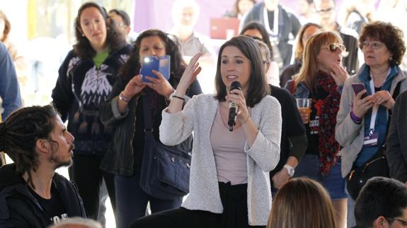 Irene Montero, portavoz de Podemos en el Congreso.