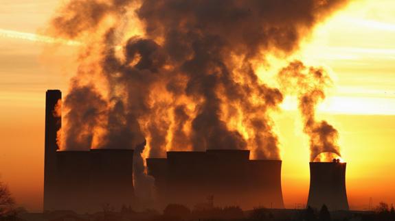 Gases de efecto invernadero.