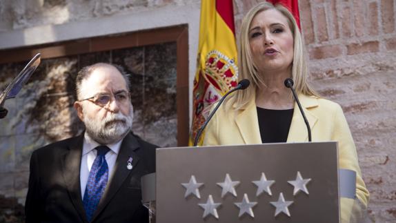 Cifuentes, durante los actos del Dos de Mayo.