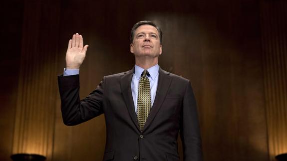 El exdirector del FBI James Comey. 