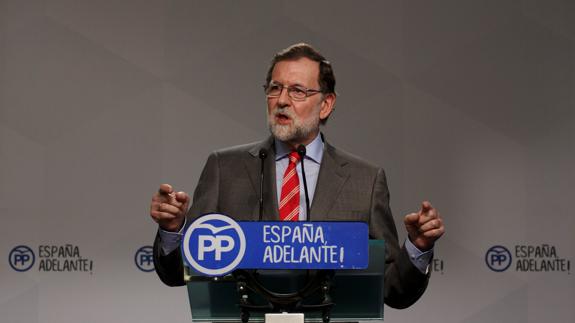 El jefe del Ejecutivo, Mariano Rajoy.