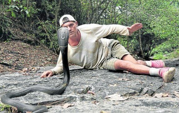 Frank Cuesta dice que a los animales no hay que tenerles miedo, solo «respeto».