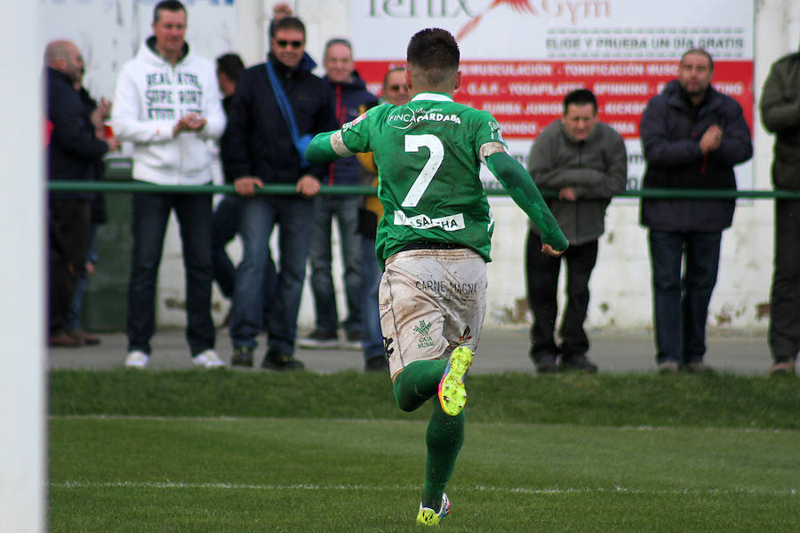 Diego Peláez anotó el primer gol maragato