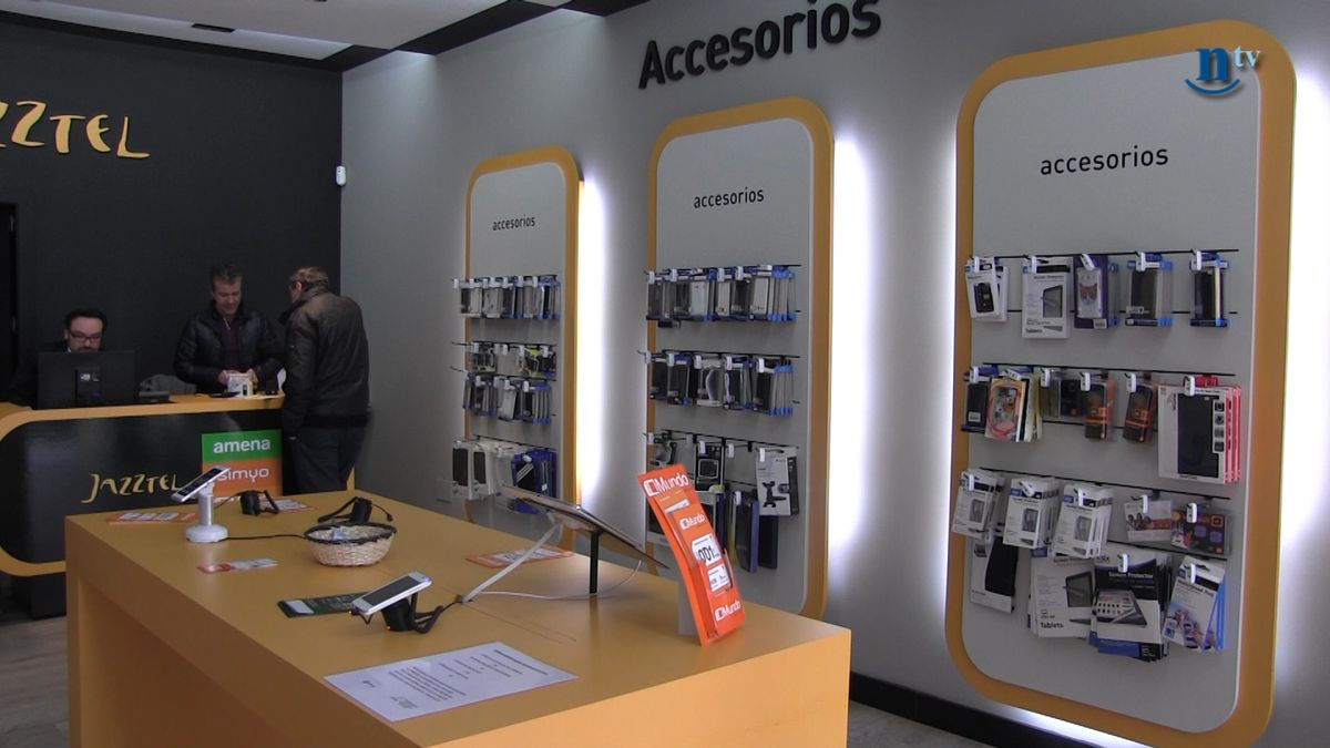 Imagen de la tienda Jazztel en León capital, calle San Agustín.